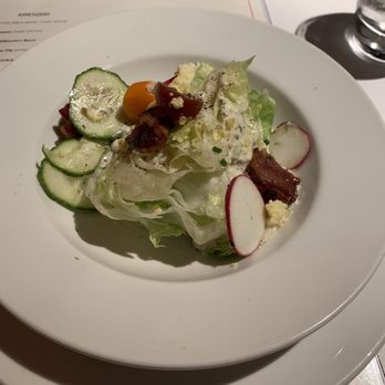 BrickTop's Restaurant - Shared wedge salad (my half) - Breakfast & Brunch Near Me - Charlotte, North Carolina