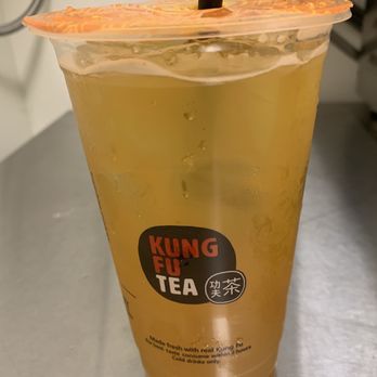 Kung Fu Tea - Passion Fruit Green Tea - Bubble Tea Near Me - San Marcos, California