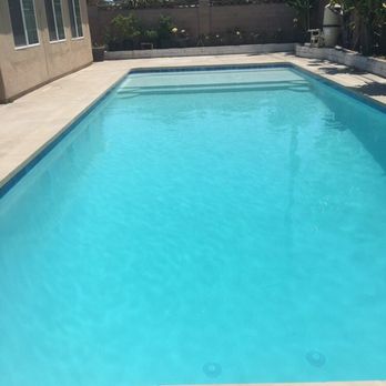 Brian's Pool Plastering - After (Absolutely beautiful) - Pool & Hot Tub Service Near Me - Buena Park, California
