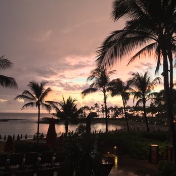 Ama Ama Restaurant - More sunset from our table in May - New American Near Me - Kapolei, Hawaii