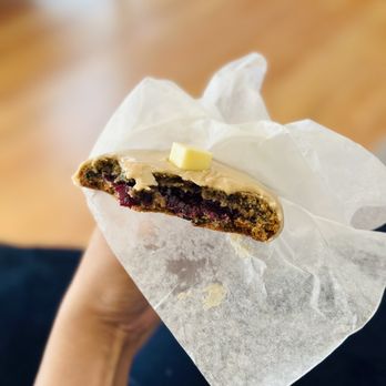 HiFi Cookies - Bubs - blueberry pancake cookie with blueberry compote oozing out. It's good. - Desserts Near Me - Nashville, Tennessee HiFi Cookies - Bubs - blueberry pancake cookie with blueberry compote oozing out. It's good. - Desserts Near Me - Nashville, Tennessee