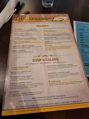 Menu photo 3 The Breezeway Sanford, FL Menu photo 3 The Breezeway Sanford, FL