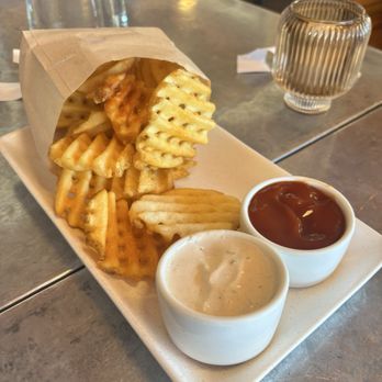 Sunny Hill - Waffle fries and sauces - Pizza Near Me - Seattle, Washington