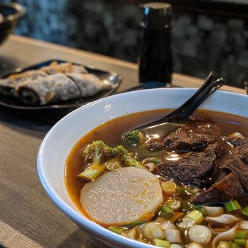 Everyday Noodles - Braised Beef Noodle Soup, Rolled Onion Pancakes w. Sliced Beef - Chinese Near Me - Pittsburgh, Pennsylvania