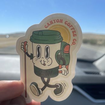 Canyon Coffee - Very cute and unique sticker. - Coffee & Tea Near Me - Springdale, Utah Canyon Coffee - Very cute and unique sticker. - Coffee & Tea Near Me - Springdale, Utah