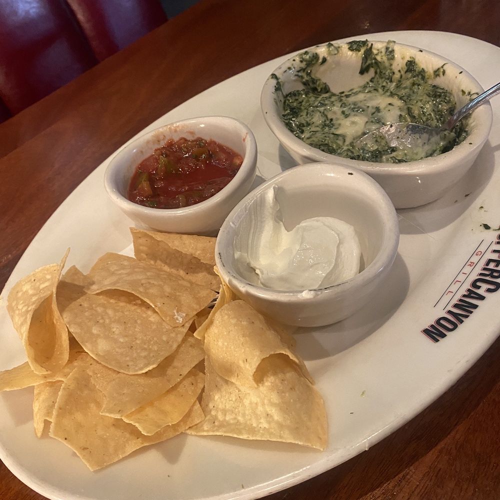 Copper Canyon Grill- Silver Spring - Spinach & Artichoke Dip - American Near Me - Silver Spring, Maryland Copper Canyon Grill- Silver Spring - Spinach & Artichoke Dip - American Near Me - Silver Spring, Maryland