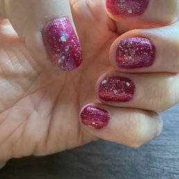 Manicure with Christmas colors and sparkle!! Manicure with Christmas colors and sparkle!!