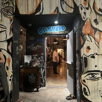 Barcelona Wine Bar - Entrance!! I absolutely LOVE the hidden entrance. - Tapas/Small Plates Near Me - Miami, Florida