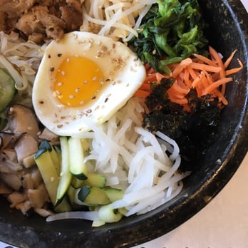 Tofu Plus - yummmm dol sot bibimbap comes in a clay pot :) - Korean Near Me - Cupertino, California Tofu Plus - yummmm dol sot bibimbap comes in a clay pot :) - Korean Near Me - Cupertino, California