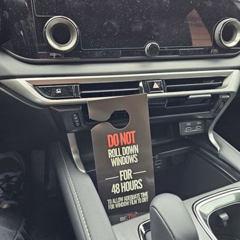 Mr Tint - Kiely - They leave a reminder so you don't roll down your windows. - Car Window Tinting Near Me - San Jose, California Mr Tint - Kiely - They leave a reminder so you don't roll down your windows. - Car Window Tinting Near Me - San Jose, California