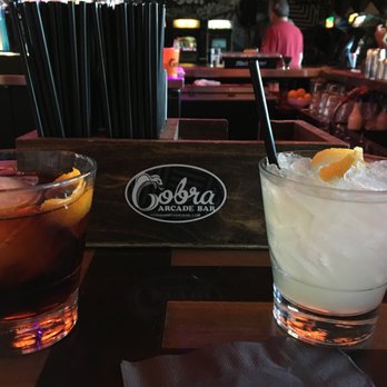 Cobra Arcade Bar - Fab cocktails, love the ice ball. - Bars Near Me - Phoenix, Arizona