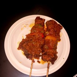Kontiki African Restaurant - Roast meat skewers