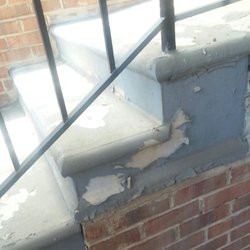 D.M. Rothwell - Peeling paint in dirty and never maintained stairwells