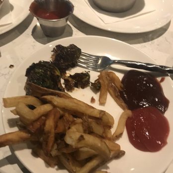 The Marq - Fries with bbq and ketchup - New American Near Me - Chicago, Illinois The Marq - Fries with bbq and ketchup - New American Near Me - Chicago, Illinois