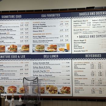 Noah's NY Bagels - Menu board - Bagels Near Me - Rolling Hills Estates, California Noah's NY Bagels - Menu board - Bagels Near Me - Rolling Hills Estates, California