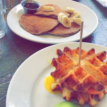 Fresh First - Egg sandwich, banana pancakes and Denver omelet - Gluten-Free Near Me - Fort Lauderdale, Florida