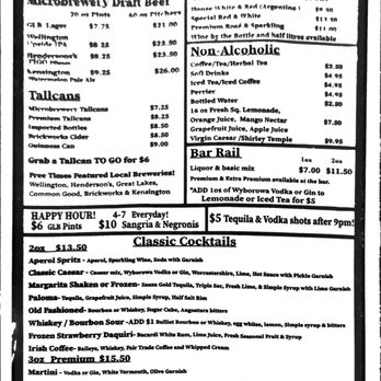 Free Times Cafe - Drinks Menu - Breakfast & Brunch Near Me - Toronto, Ontario