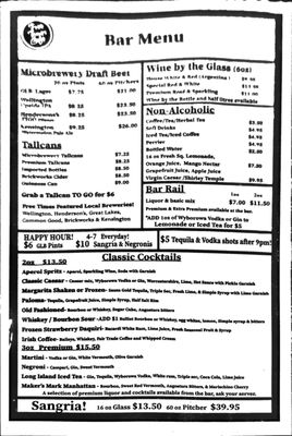 Menu photo 5 Free Times Cafe Toronto, ON