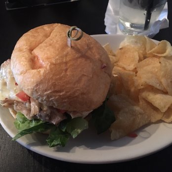 Embe Eatery and Lounge - The embe (chicken, pepper jack, balsamic vinaigrette, pico de gallo, lettuce) - Lounges Near Me - Galena, Illinois Embe Eatery and Lounge - The embe (chicken, pepper jack, balsamic vinaigrette, pico de gallo, lettuce) - Lounges Near Me - Galena, Illinois