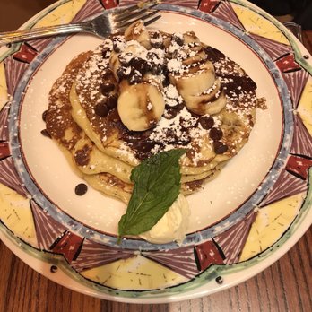 Miss Shirley's Cafe, Inner Harbor - Banana and Chocolate chip pancakes - Breakfast & Brunch Near Me - Baltimore, Maryland Miss Shirley's Cafe, Inner Harbor - Banana and Chocolate chip pancakes - Breakfast & Brunch Near Me - Baltimore, Maryland