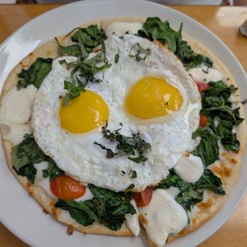 Brunch - Caprese breakfast pizza - Breakfast & Brunch Near Me - Paso Robles, California
