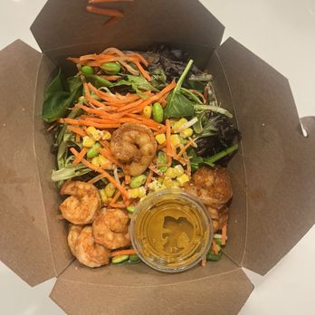 Saucy Porka - Zen Salad - Guajillo Shrimp - Pan Asian Near Me - Saint Louis, Missouri