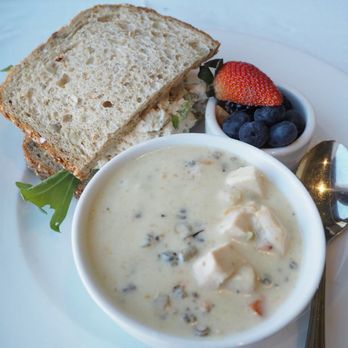 NM Cafe - Today's sampler $16.5 (Cream of chicken & rice soup was superb!!) - New American Near Me - Northbrook, Illinois