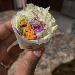 Veggie fresh spring rolls