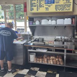 Dairy Center - The magic man making the burgers!