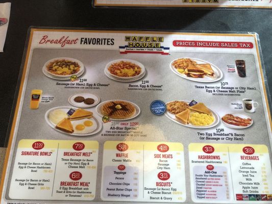 Menu photo 7 Waffle House Phoenix, AZ