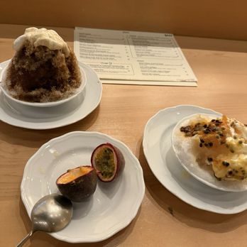 Yess Restaurant - Kakigori (Passion Fruit and Coffee) - so delicious! - Japanese Near Me - Los Angeles, California