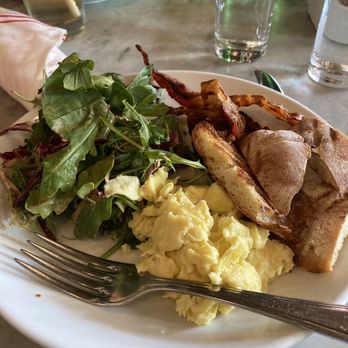Provini - First plate (next time I'll make sure to request my bacon is not so crispy) - Italian Near Me - Brooklyn, New York