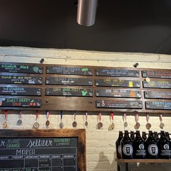 Sidetracked Brewery - Beer menu, March 2023