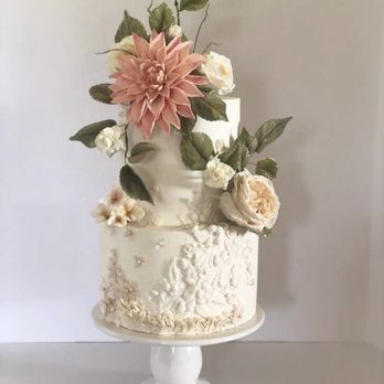 Jane’s Sugar Magnolia - custom wedding cake - Coffee & Tea Near Me - Dallas, Pennsylvania Jane’s Sugar Magnolia - custom wedding cake - Coffee & Tea Near Me - Dallas, Pennsylvania
