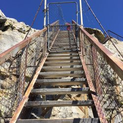 Needles Lookout - A locked gate has been placed on the first set of stairs leading up to the top