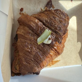 Diotima Bakehouse - cheeseburger croissant. - Bakeries Near Me - Mission Viejo, California