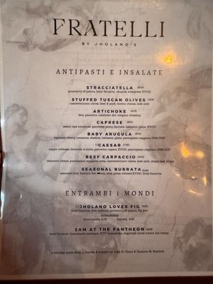 Menu photo 5 Fratelli By Jholano's Kendall, FL