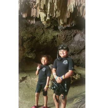 Cenote Chaak Tun - Cenote time, all smiles - Local Flavor Near Me - Playa del Carmen, ROO