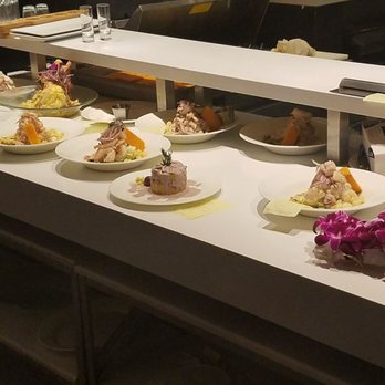 CVI.CHE 105 - All the fantastic looking,  and I'm sure great tasting ceviches. You have to have at least one. - Peruvian Near Me - Miami, Florida