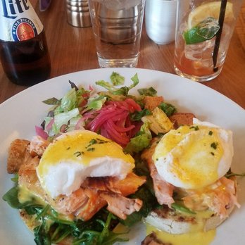 The Dearborn - Salmon Benedict - New American Near Me - Chicago, Illinois