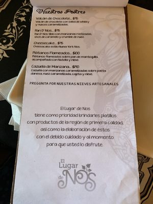 Menu photo 7 El Lugar de Nos Tecate, BCN