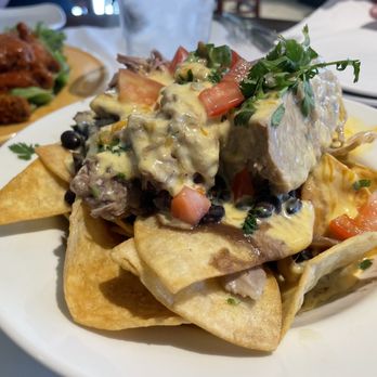 Rick's Restaurant - -Nachos with Lechon - very good - Cuban Near Me - Palm Springs, California