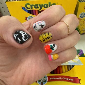 MiMi Nails Spa - My back to school nail designs by Mimi! - Nail Salons Near Me - Midlothian, Virginia