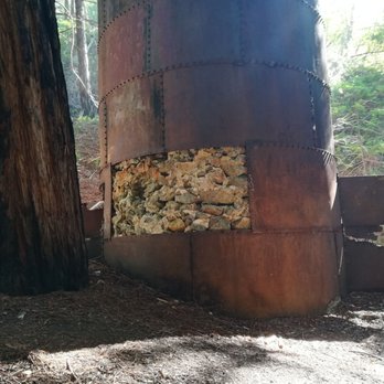 Limekiln State Park - Exposed lime kiln. - Campgrounds Near Me - Big Sur, California