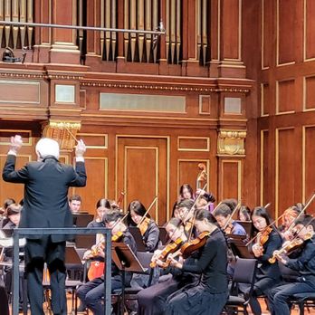 Newton Violin Studio - My student leads the 2nd violin section of the NEC youth orchestra - Musical Instruments & Teachers Near Me - Newton, Massachusetts