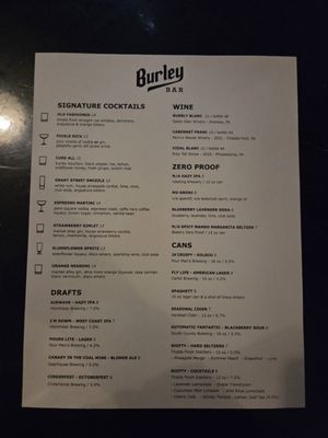 Menu photo 1 Thistle Finch Distillery Lancaster, PA