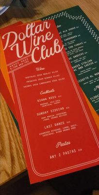 Menu photo 2 Pizza Wine Disco Toronto, ON Menu photo 2 Pizza Wine Disco Toronto, ON
