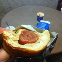 Pretzel dog almost done