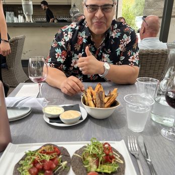 Leoness Cellars - Truffle fries and tuna tostada (I think it was yellowfin). Super yummy! - Venues & Event Spaces Near Me - Temecula, California Leoness Cellars - Truffle fries and tuna tostada (I think it was yellowfin). Super yummy! - Venues & Event Spaces Near Me - Temecula, California
