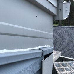 Budget Exteriors - Bee hive was nested behind this and not sealed to keep water out